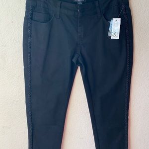 Azi Stunning black beaded jeans